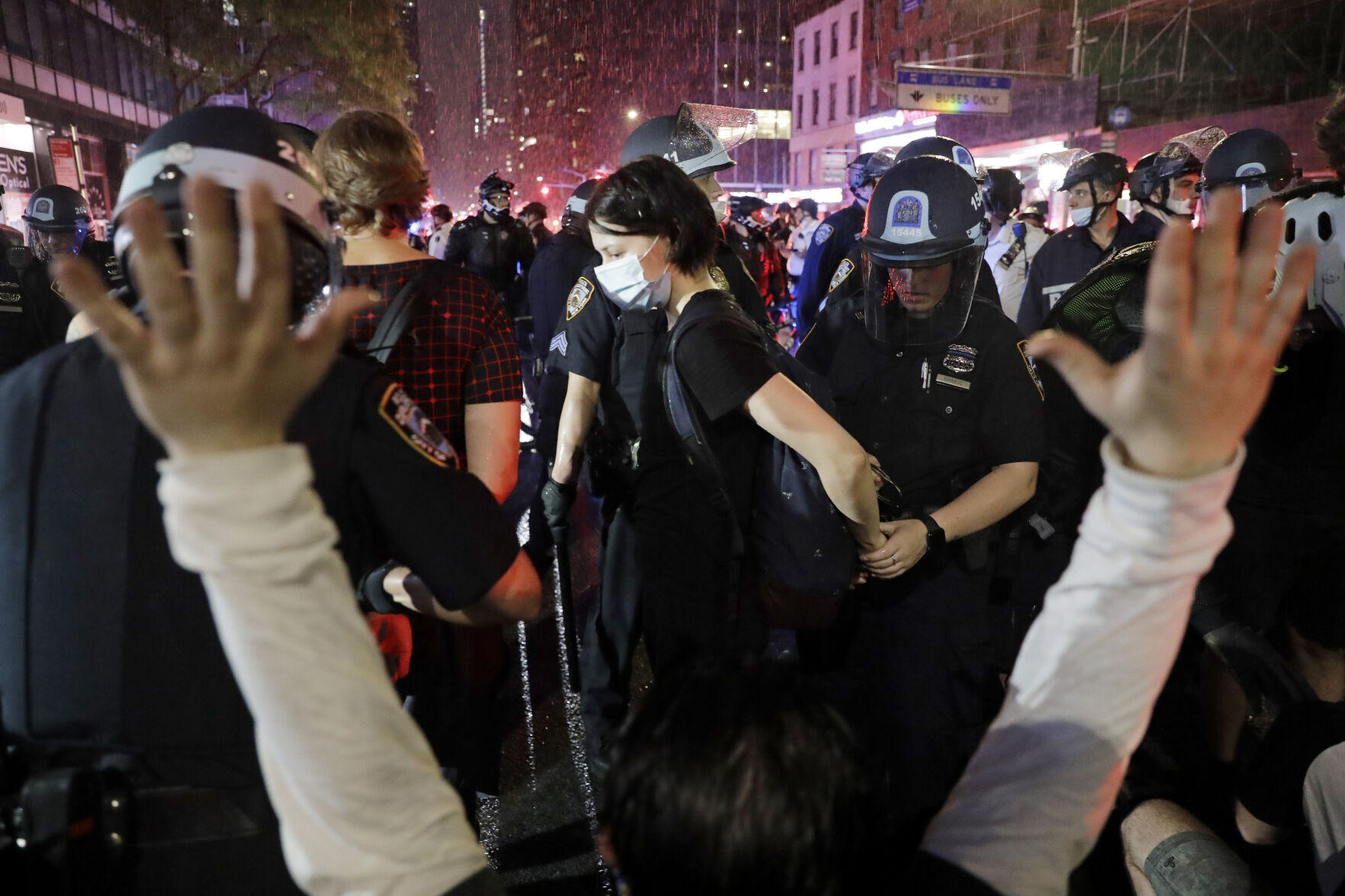 APTOPIX America Protests New York